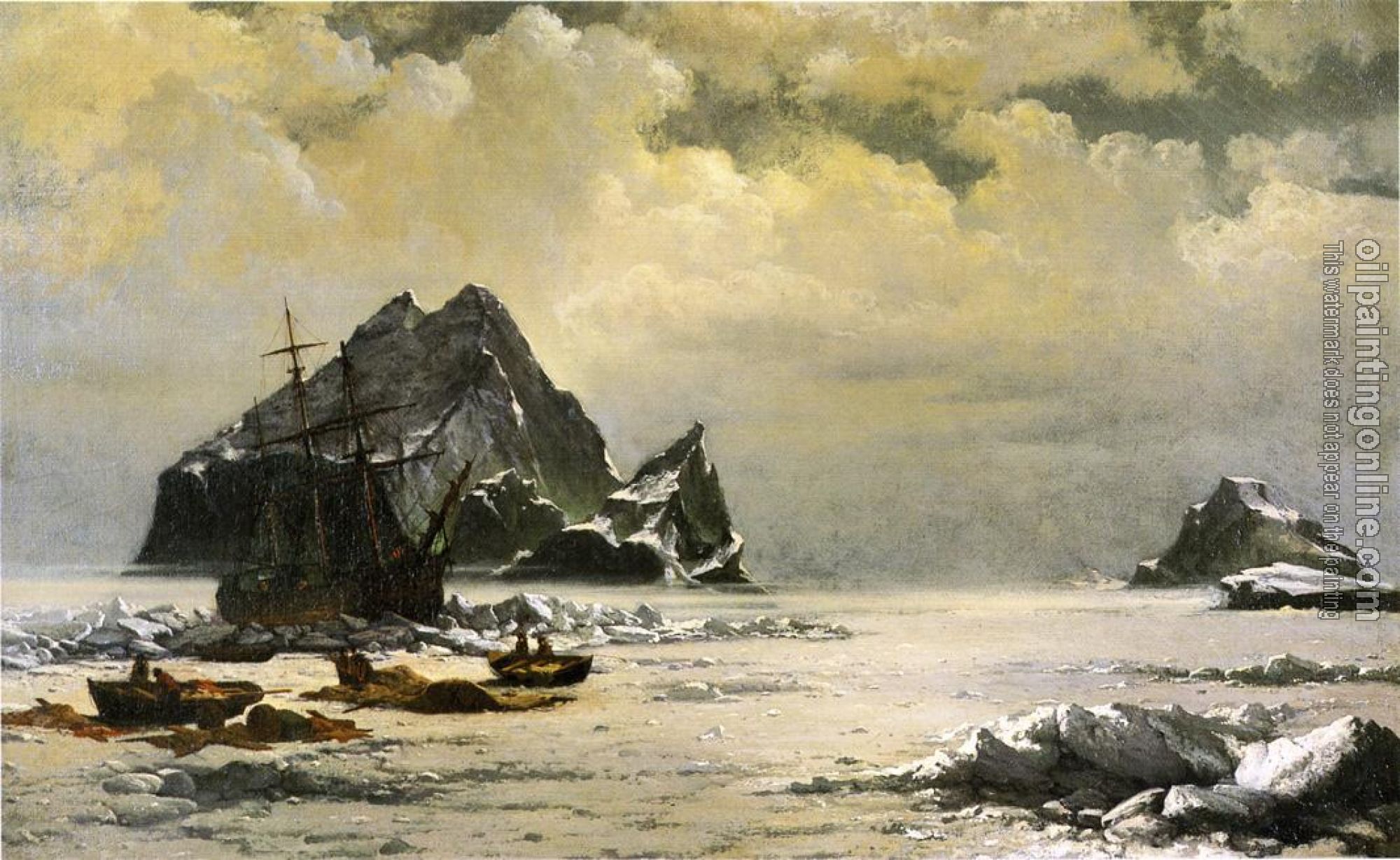 William Bradford - Morning on the Artic Ice Fields